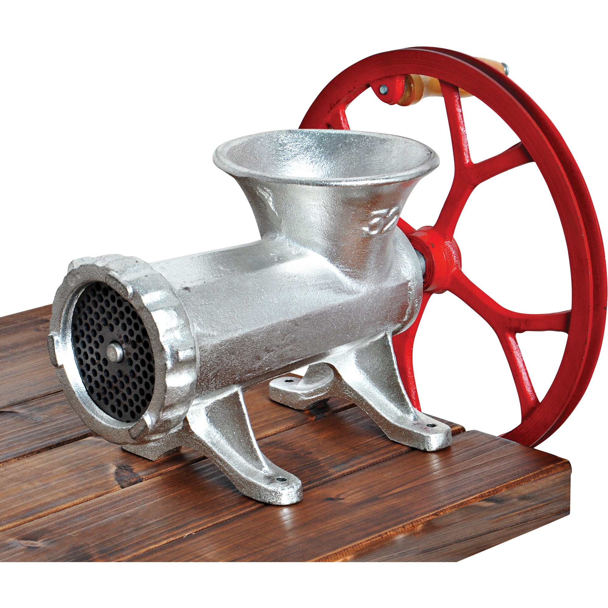 Guide Gear No. 32 Cast Iron Meat Grinder with Flywheel